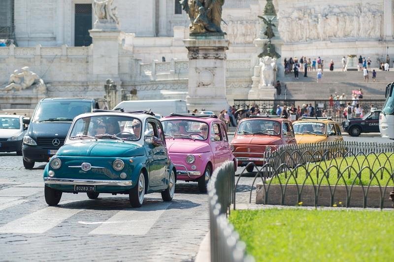 SAN VALENTINO ROME 500 EXPERIENCEDegustazione a Roma con FIAT 500da  31000 a coppia
